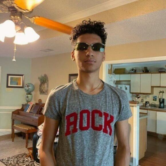 Zadig & Voltaire Flocked Rock Detail Tee Gray M - Picture 9 of 13